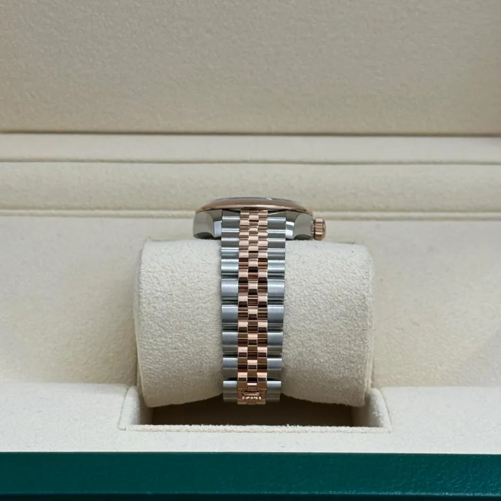 RLX Lady-Datejust 31mm 279161 Chocolate Roman Dial, Two Tone Stainless Steel & 18K Rose Gold Oyster Bracelet Women's Watch