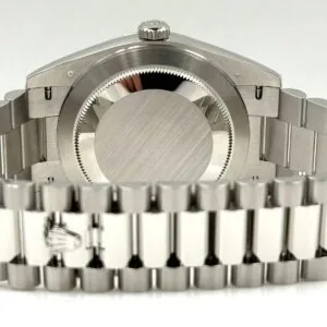 RLX Day-Date "President" 40mm Platinum Green Olive Roman Dial - 228236