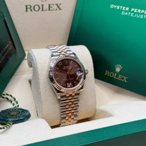 RLX Datejust m278271-0003/0004 Chocolate 31mm Dial Oyster Bracelet Watch