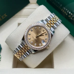 RLX Datejust m278383-0025/0026 31mm Champagne Dial Oyster Bracelet