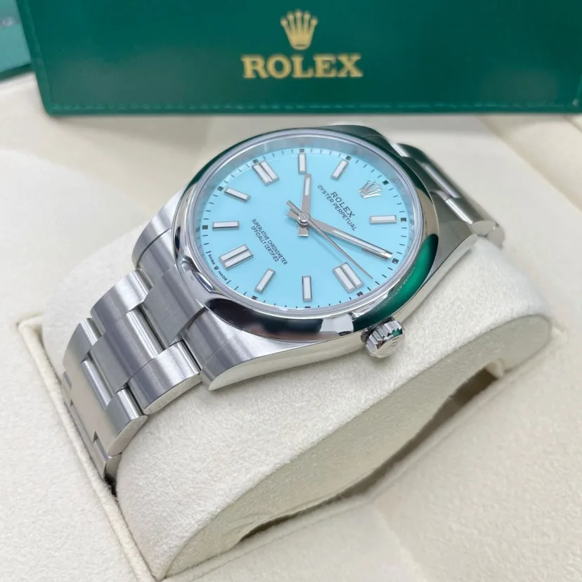 RLX Oyster Perpetual 36mm 126000-0006 Tiffany Blue Turquoise Dial