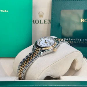 RLX Lady-Datejust 31mm 279163 White Roman Dial Oyster Bracelet