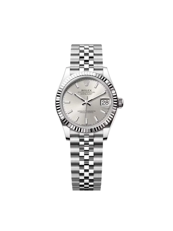 RLX Datejust m278274-0011/0012 Silver Dial 31mm Fluted Bezel Oyster Bracelet