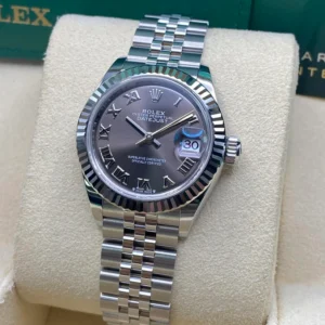 RLX Lady-Datejust 31mm 279174 Dark Grey Roman Dial Oyster Bracelet