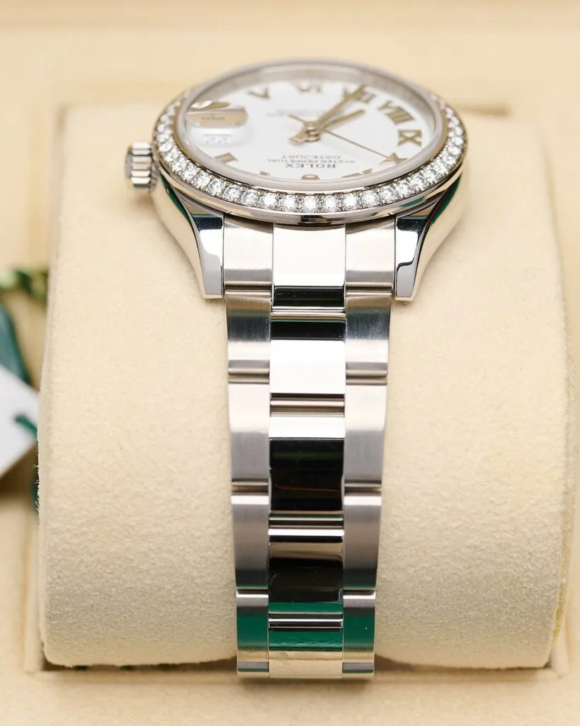 RLX Datejust m278384RBR-0013/0014 White 31mm Dial Oyster Watch