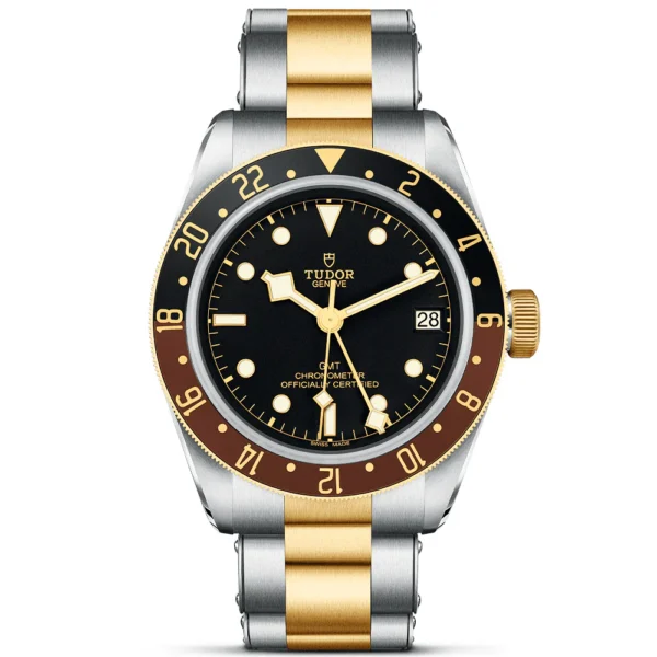 TUDOR Black Bay GMT S&G Steel and 18ct Yellow Gold 41mm Bracelet Watch M79833MN-0001