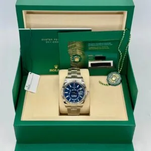 RLX Sky-Dweller 42mm Stainless Steel Blue Dial Oyster - 336934