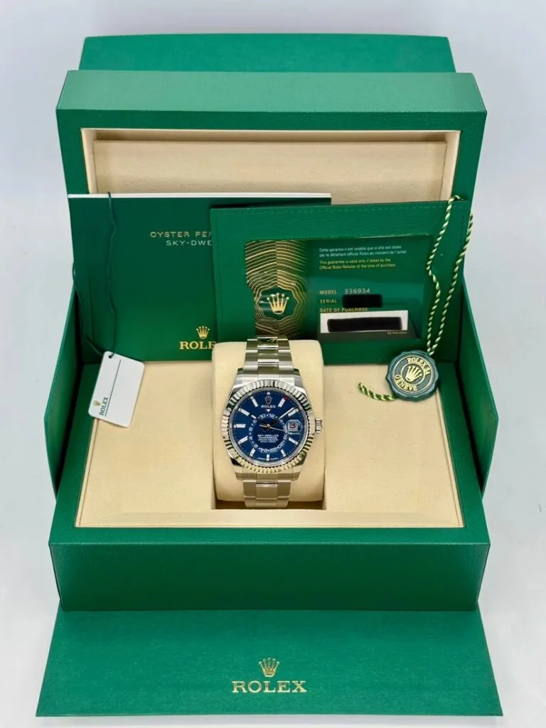 RLX Sky-Dweller 42mm Stainless Steel Blue Dial Oyster - 336934