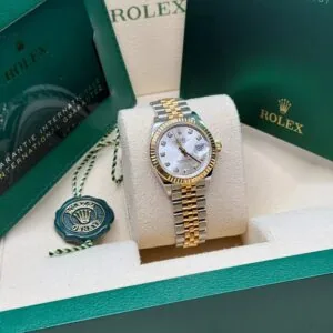 RLX Lady-Datejust 31mm 279173 Silver Diamond Dial Oyster Bracelet