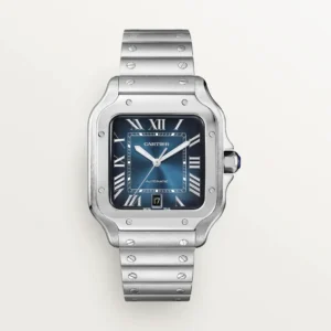 Cartier Santos Large Model Blue WSSA0030 - United Luxury