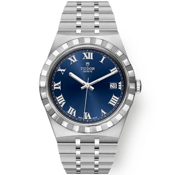 TUDOR Royal 38mm Blue Roman Dial Automatic Bracelet Watch M28500-0005