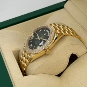 RLX Day-Date 40mm 228398TBR-0042 Green Ombré Dial President Watch