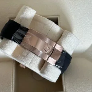 RLX Sky-Dweller 42mm Rose Gold Chocolate Dial Oysterflex - 336235