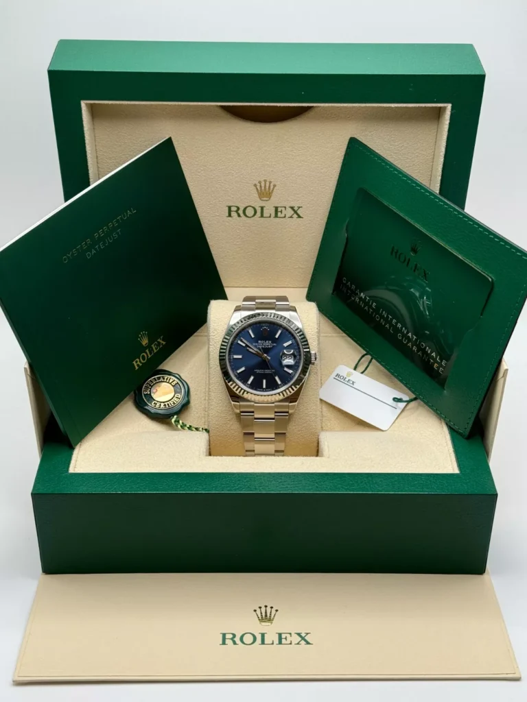 RLX Datejust 41mm 126334 Blue Index Oyster Stainless Steel Men’s Watch