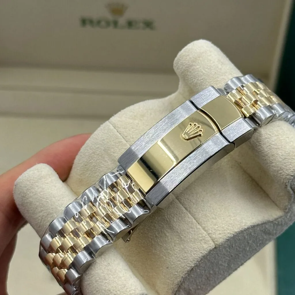 RLX Datejust 36mm 126203 Champagne Set with Diamonds Dial Domed Bezel Oyster Bracelet