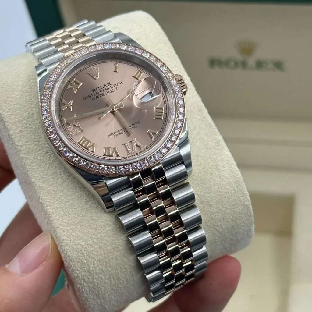 RLX Datejust 36mm 126281 Rose Dial Oyster 36mm Bracelet