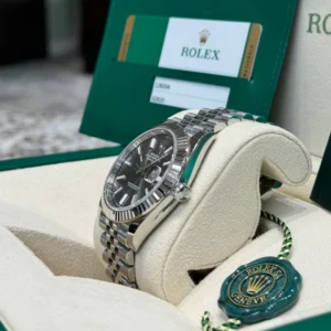 RLX Datejust 41mm 126334 Dark Rhodium Index Jubilee Stainless Steel