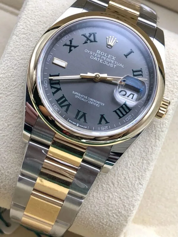 RLX Datejust 36mm 126203 Slate Dial 36mm Domed Bezel Oyster Bracelet