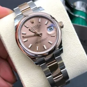 RLX Datejust m278241-0009/0010 Rose 31mm Dial Oyster Bracelet Watch