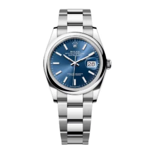RLX Datejust 36mm 126200 Stainless Steel Blue Dial Oyster Watch