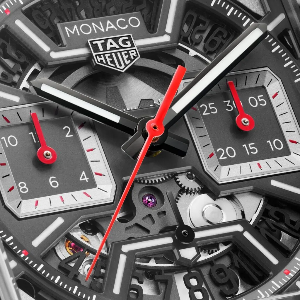 TAG Heuer Monaco Chronograph 39mm Mens Watch Titanium Black CBL2183.FT6236