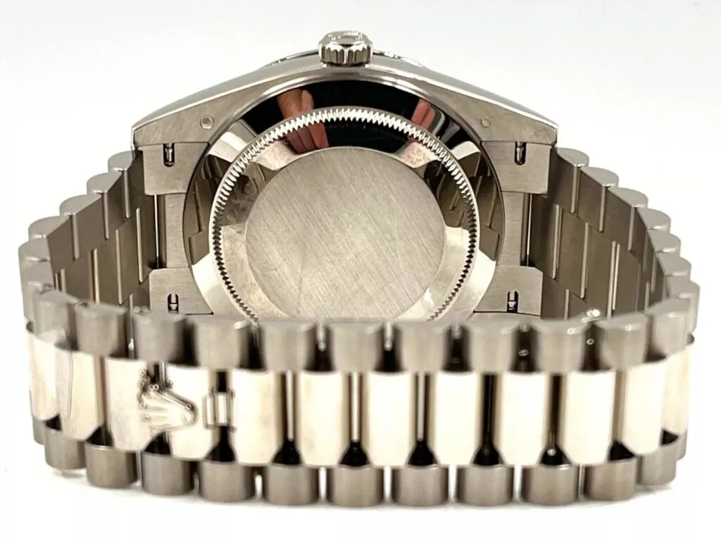 RLX Day-Date 40mm 228349RBR-0039 White Dial President Bracelet