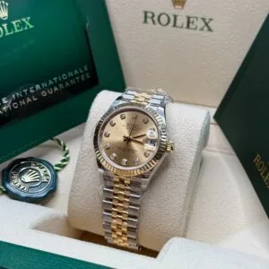 RLX Datejust m278273-0025/0026 31mm Champagne Dial Stainless Steel and Yellow Gold Oyster Watch