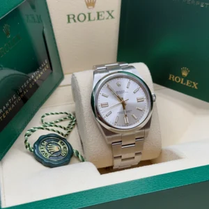 RLX Oyster Perpetual 36mm 126000-0001 Silver Dial Oyster Bracelet