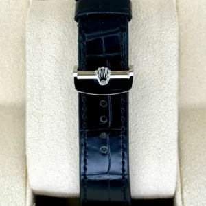 Rolex 1908 White Gold Black Dial Black Alligator Strap - 52509-0002