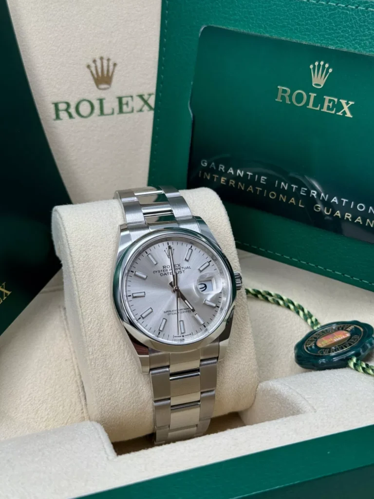 RLX Datejust 36mm 126200 Oyster Perpetual Silver Dial Jubilee Stainless Steel