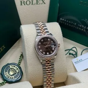 RLX Lady-Datejust 31mm 279381RBR Chocolate Diamond Dial Oyster Bracelet