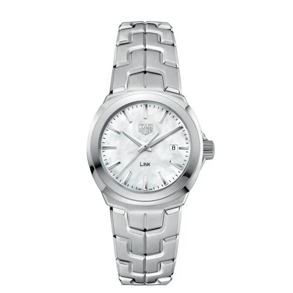 TAG Heuer Link Date Quartz Date Mother Of Pearl 32mm Ladies Watch WBC1310.BA0600