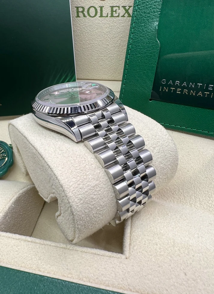 RLX Datejust 36mm 126234 Pink Roman Dial Oyster Stainless Steel
