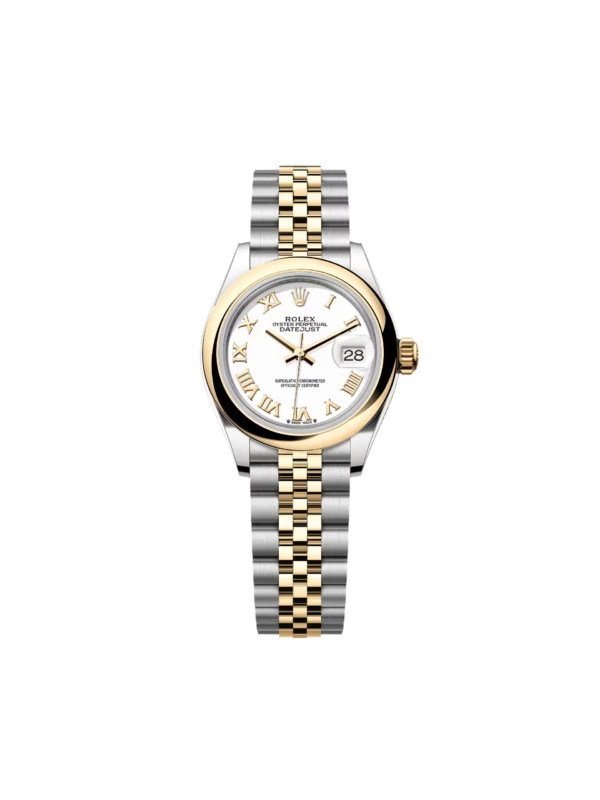 RLX Lady-Datejust 31mm 279163 White Roman Dial Oyster Bracelet