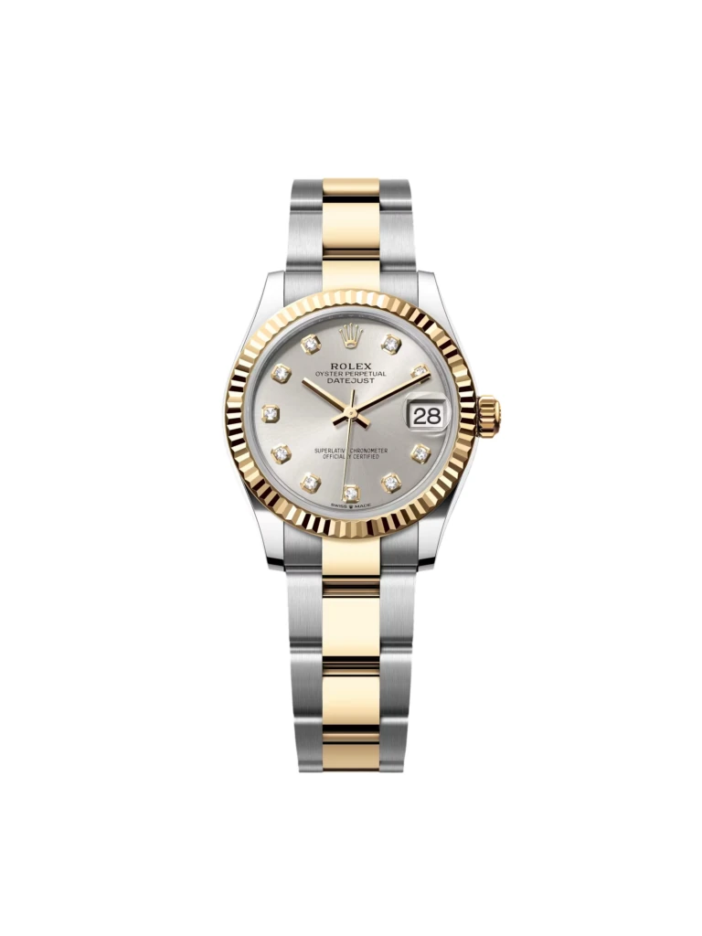 RLX Datejust m278273-0019/0020 31mm Silver Dial Stainless Steel and Yellow Gold Oyster Watch