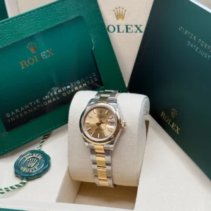 RLX Lady-Datejust 31mm 279163 Champagne Dial Oyster Bracelet