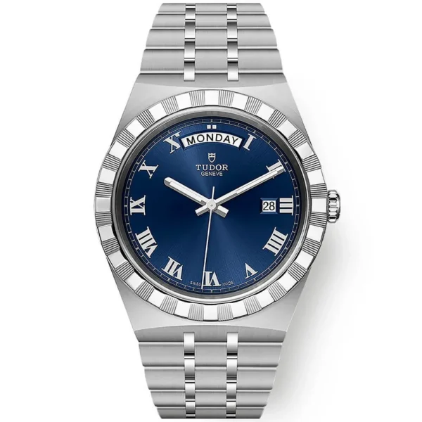 TUDOR Royal Date/Day 41mm Blue Roman Dial Men's Automatic Watch M28600-0005