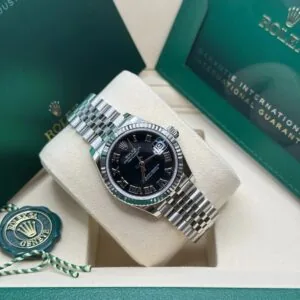 RLX Datejust m278274-0001/0002 Bright Black Dial 31mm Oyster Bracelet