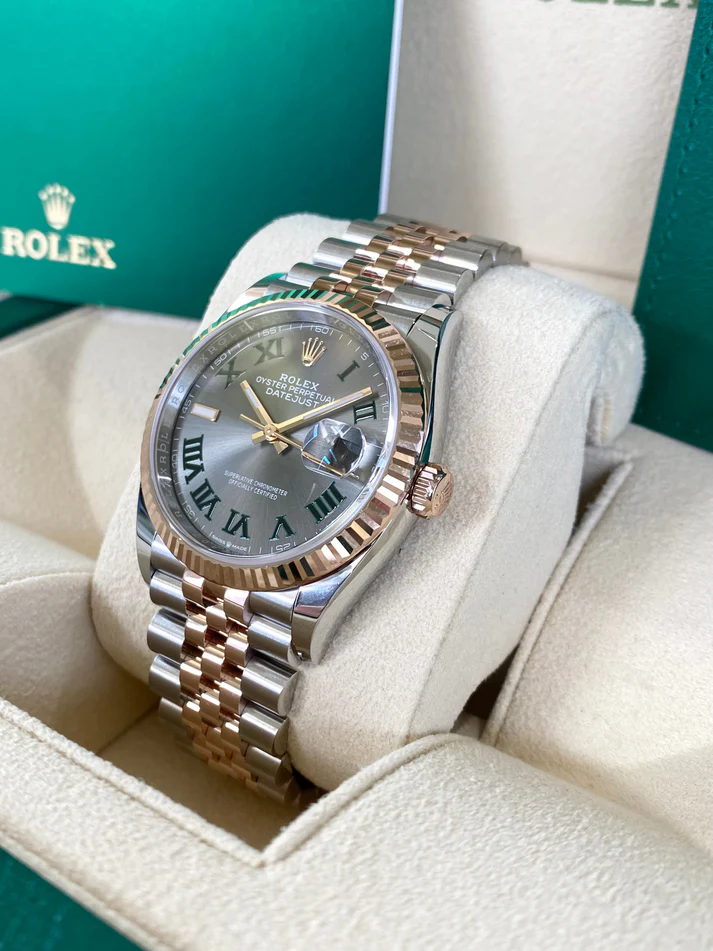RLX Datejust 36mm 126231 Slate Dial Oyster Bracelet Watch
