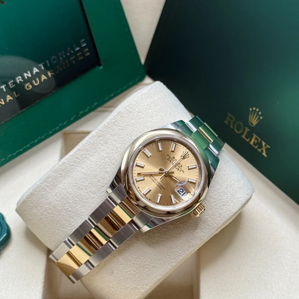 RLX Lady-Datejust 31mm 279163 Champagne Dial Oyster Bracelet