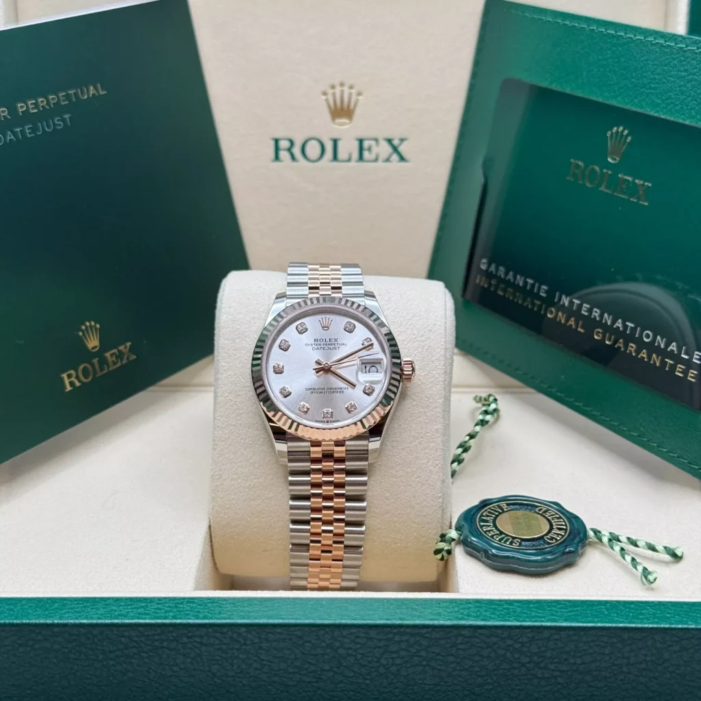 RLX Datejust m278271-0015/0016 Silver 31mm Dial Oyster Bracelet Watch