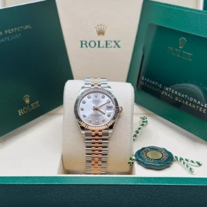 RLX Datejust m278271-0015/0016 Silver 31mm Dial Oyster Bracelet Watch