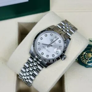 RLX Datejust m278274-0029/0030 Silver 31mm Dial Oyster Watch