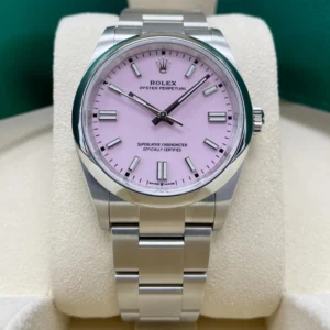 RLX Oyster Perpetual 36mm 126000-0008 Candy Pink Dial Oyster Stainless Steel