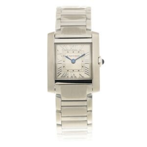 Cartier Tank Francaise Watch Small Model WSTA0065 - United Luxury