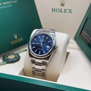 RLX Datejust 36mm 126200 Stainless Steel Blue Dial Oyster Watch
