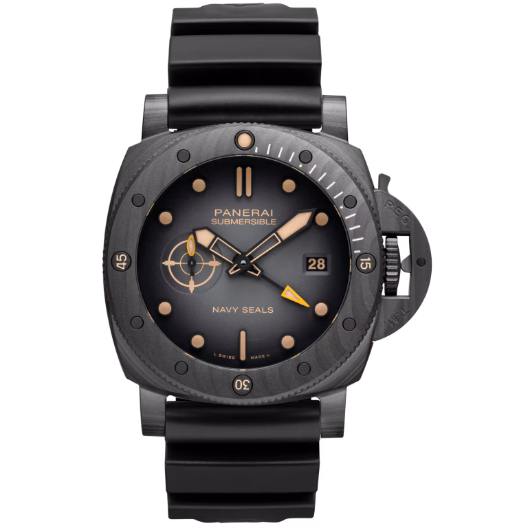 Panerai Submersible QuarantaQuattro GMT Navy SEALs Carbotech™ 44mm PAM01513