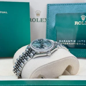 RLX Datejust m278384RBR-0021/0022 Mint Green 31mm Dial Oyster Watch