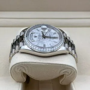 RLX Day-Date 40mm 228349RBR-0040 Meteorite Dial President Bracelet