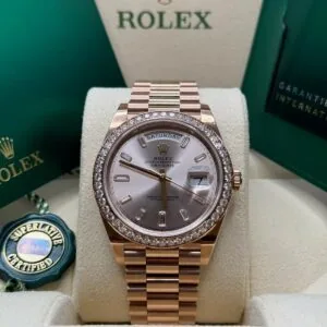 RLX Day-Date 40mm Sundust Diamonds Dial 228345rbr-0007